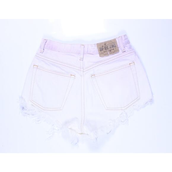 Vintage Gap cutoff shorts ombre purple/pink white dyed raw hem 90s y2K sz 4 reg - Picture 2 of 4